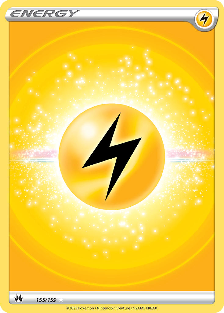 Crown Zenith Lightning Energy [Holo] Pokémon card